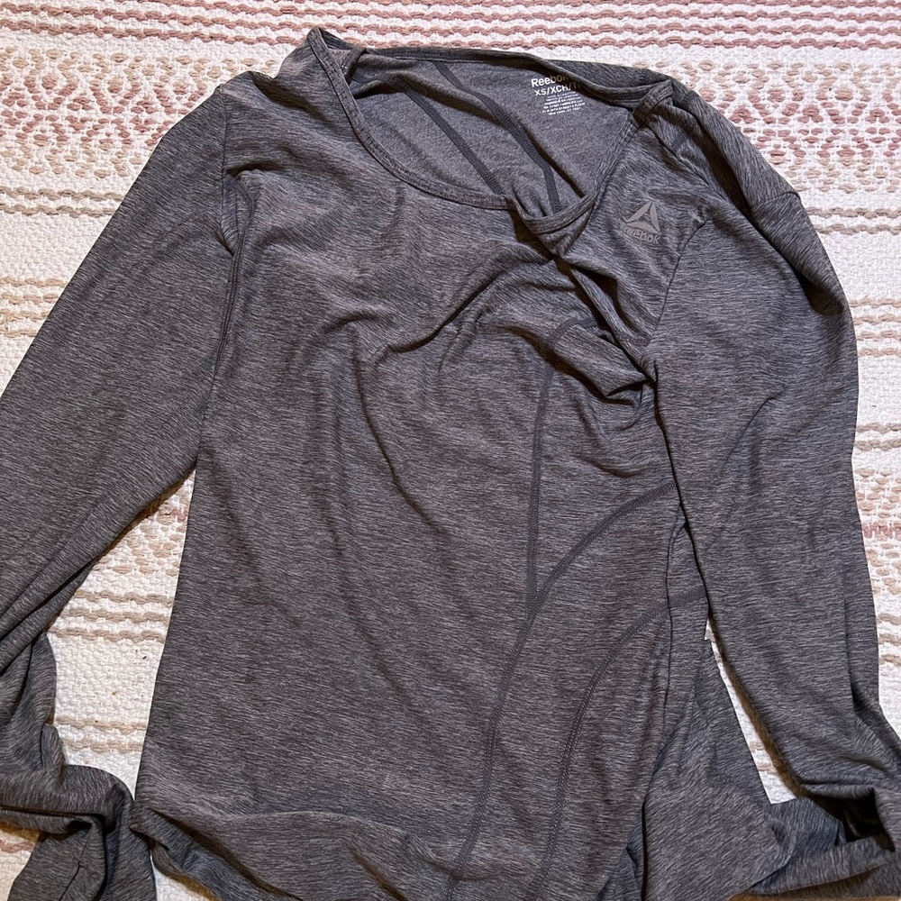 Reebok Grey Active Long-sleeve